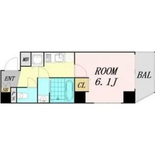 フォルトゥーナ南久宝寺【4階】の間取り