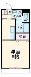 オリオンアパートメント【1階】の間取り