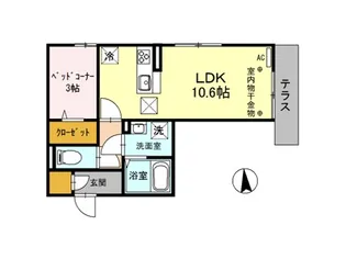さくらガーデン【1階】の間取り