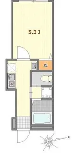 マーレ明大前II【1階】の間取り