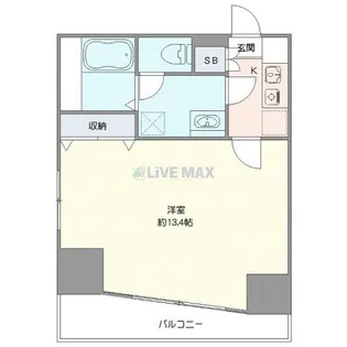 メゾン・ド・ヴィレ芝大門【4階】の間取り
