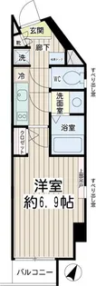 ルースト【6階】の間取り