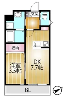 AQUE19【2階】の間取り
