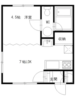 マリエータ【1階】の間取り