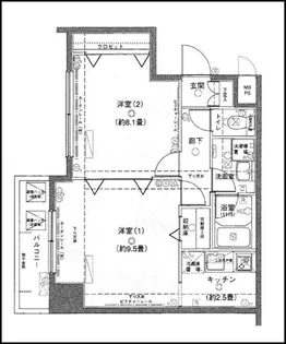 ヴェルト日本橋シティ【3階】の間取り