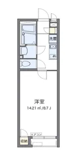 クレイノパルテドール【1階】の間取り