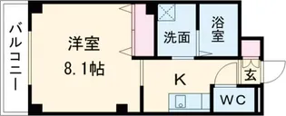 ルパンハウス【1階】の間取り