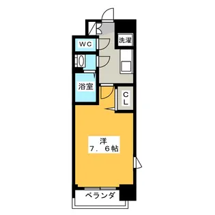 プレサンス久屋大通公園エアリー【8階】の間取り
