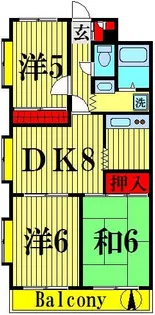 イーストビレッジ【1階】の間取り