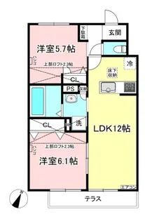 ラフィーネ【1階】の間取り