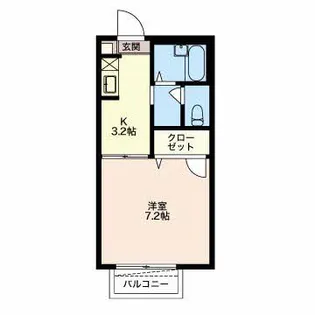 ルミエールS【2階】の間取り
