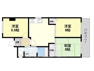 フォレスト香芝【5階】の間取り