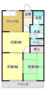 メゾンパシフィック【5階】の間取り