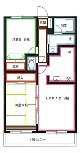 アビタシオン【3階】の間取り