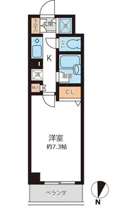 CITY SPIRE 国分寺【2階】の間取り