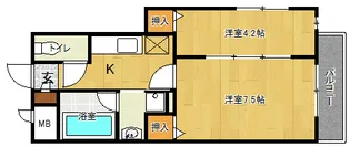 ASプレミアム天神尾【3階】の間取り