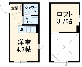 カパルアガーデン鶴見市場【2階】の間取り