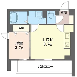 Natick【2階】の間取り