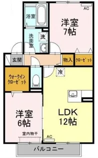 グラン・リーオD棟【2階】の間取り