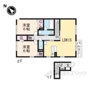リュミエール【2階】の間取り