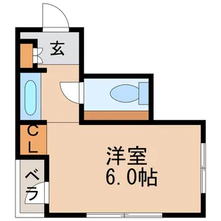 レジデンス清水【5階】の間取り