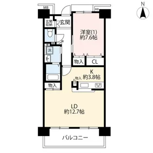 URハートアイランド新田一番街【2階】の間取り