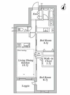 GREEN CREST【2階】の間取り
