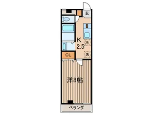 シュペリ-ルコ-ト【2階】の間取り