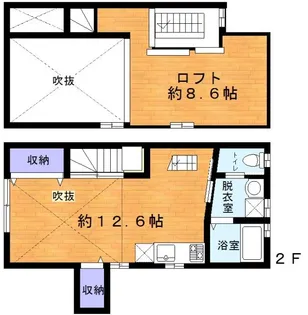 アベティーナ方南町【2階】の間取り