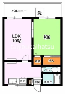 常盤マンション【4階】の間取り