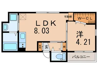 Elsheart甲子園【2階】の間取り