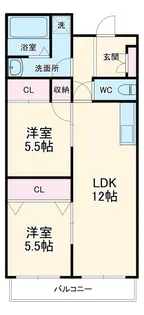 ステラ清水【2階】の間取り