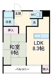 メゾン秀榮前原【4階】の間取り