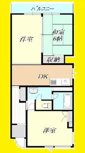 カンノインビル【3階】の間取り