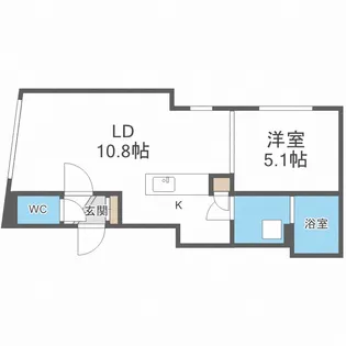 ecoa麻生駅前【5階】の間取り