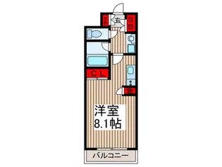 パラドール【1階】の間取り