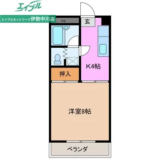 南郊シティハイツ【3階】の間取り