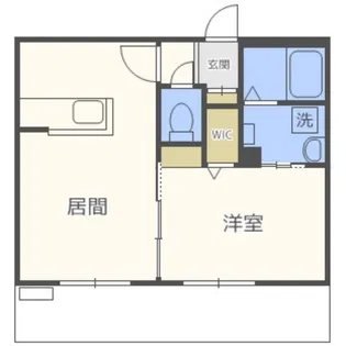 AXIS-FA苗穂【4階】の間取り