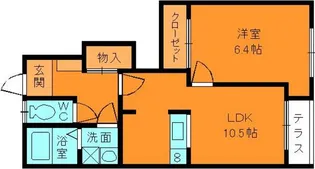 パティオ リッチモンド【1階】の間取り