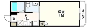 コーポミヤコ【3階】の間取り