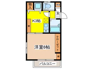 サンハイム【2階】の間取り