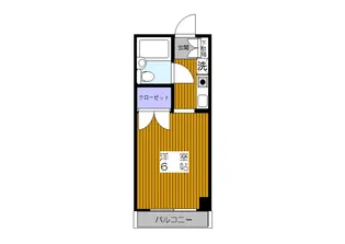 シャトウ北町【1階】の間取り