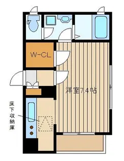 メゾンフローディア【2階】の間取り