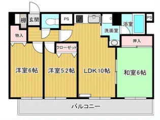 パストラルハイム【4階】の間取り