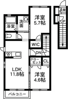 MAST サウスコート【2階】の間取り