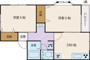 アメニティB【1階】の間取り