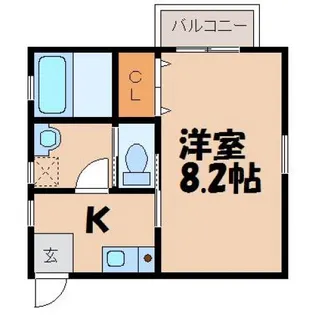 石原Lコート【1階】の間取り