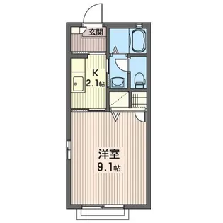 セピアコートK【1階】の間取り