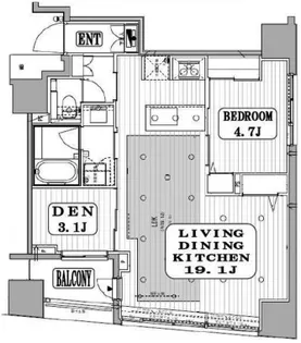 オープンレジデンシア南青山骨董通り【11階】の間取り