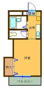 石坂ゼフィール【3階】の間取り